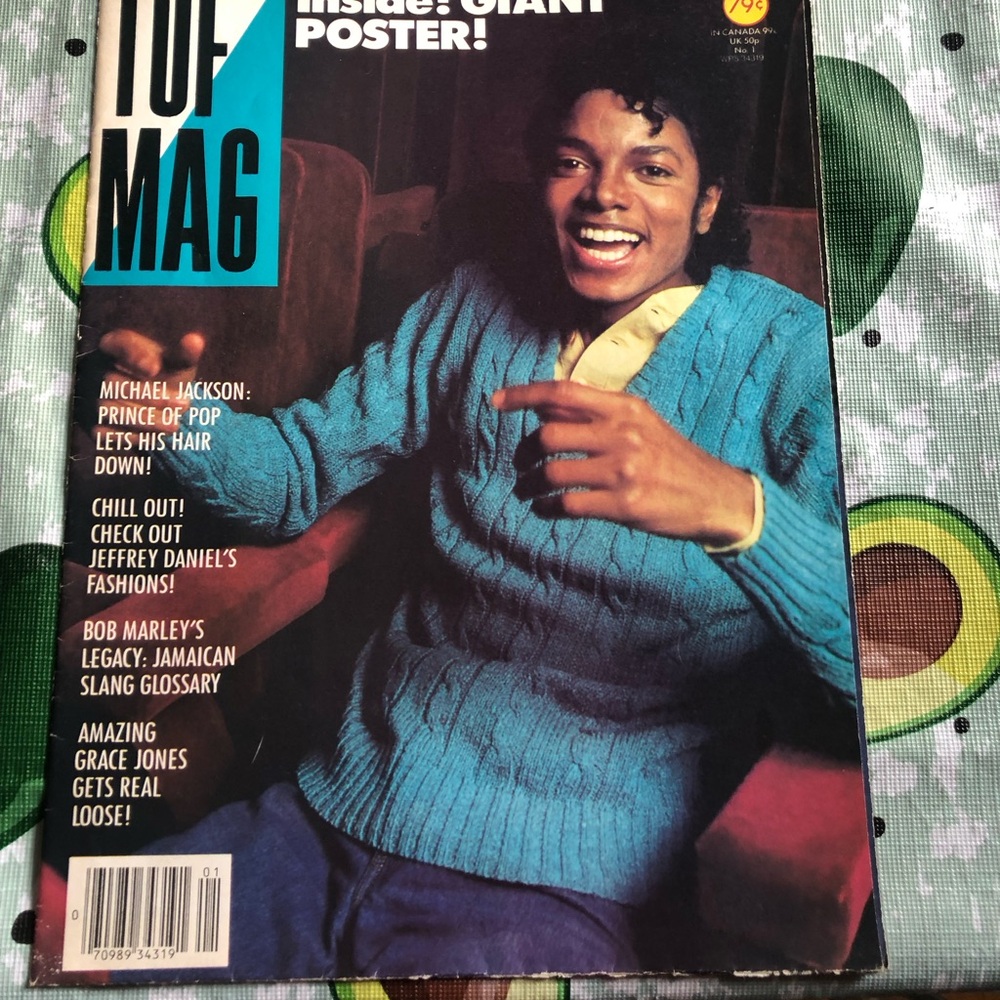 Tuf Mag featuring Michael Jackson has poster inside great condition - Picture 2 of 5